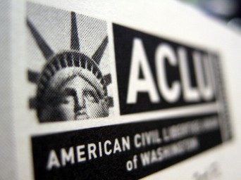 ACLU logo in black and white