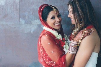 Lesbian wedding in India; Steph Grant, photographer