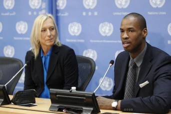 Martina Navratilova and Jason Collins on U.N. panel
