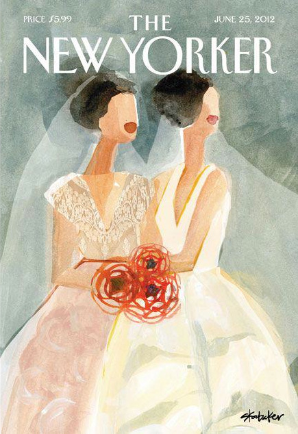 June 25 issue of The New Yorker features "June Brides" illustration