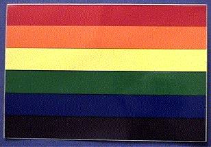 Rainbow bumpter sticker