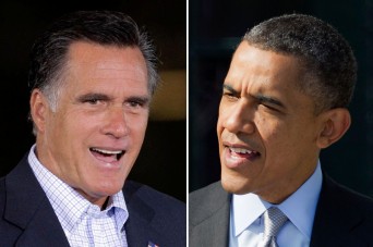 Mitt Romney and Barack Obama