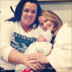 Rosie O'Donnell with wife Michelle Rounds and daughter Dakota