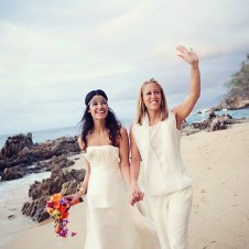 Lacey and Jessica's wedding in Puerto Vallarta. (Photo via EquallyWed.com)