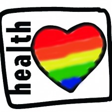 Rainbow health heart
