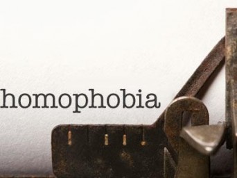 type writer typing homophobia