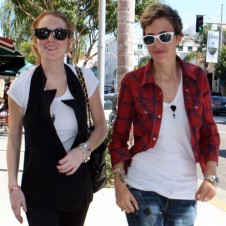Lindsay Lohan and Samatha Ronson