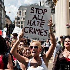 "Stop all hate crimes"