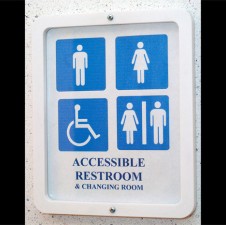 Transgender/accessible washroom