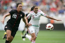 Abby Wambach in action with the Western New York Flash