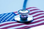 Stethoscope on American flag