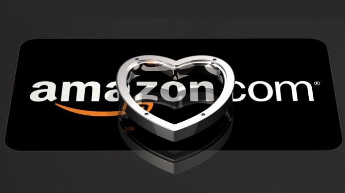 Amazon.com logo with heart