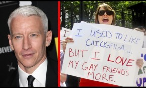 Anderson Cooper and Chik Fil A