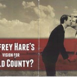 Attack Ad with gay couple's engagement photo