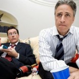 Stephen Colbert and Jon Stewart
