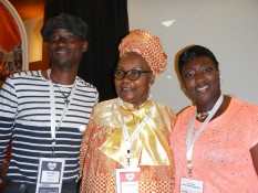 Keynote Speakers at the Human Rights Conference. L to R: Nigerian Gay Rights Activist Bisi Alimi; Keynote Speaker Alice N’Kom of Cameroon; and Phyll Opoku-Gyimah, Executive Director of UK Black Pride.