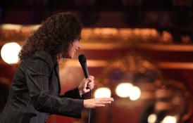 Dana Goldberg on stage