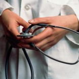 Doctor holding stethescope