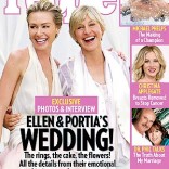 Ellen and Portia wedding People magazine cover