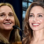 Split photo of Melissa Etheridge and Angelina Jolie