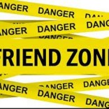 Caution tape that says Danger, Friend Zone