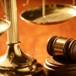 Gavel and scales of justice