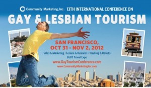 Gay and lesbian tourism conference flyer