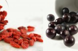 Goji and acai berries