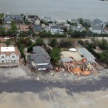 Aerial photos of New Jersey coastline in the aftermath of Hurricane Sandy
