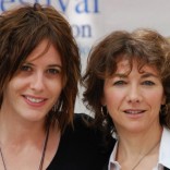 Ilene Chaiken and Katherine Moennig