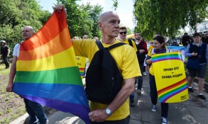 International LGBT rights protestors