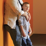 Jennifer Tyrrell and her son Cruz Burns