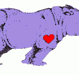 Lavender rhino