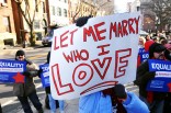 Let me marry who I love sign
