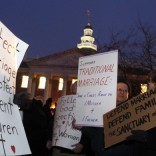 Anti-marriage equality protestors outside Maryland capital