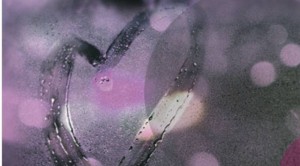 Mixology logo purple background with heart