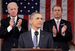 Obama, Biden and Boehner at State of the Union address