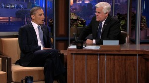 President Obama on the Jay Leno show