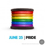 Kraft Foods posts photo of rainbow Oreo in celebration of LGBT Pride