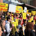 Rally at Brown University