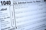 U.S. 1040 tax form