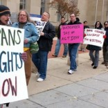 Transgender rights protest