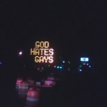 Utah anti-gay road sign