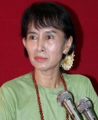 Burmese opposition leader Aung San Suu Kyi