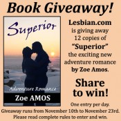Zoe Amos Superior Book Giveaway