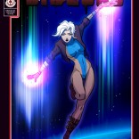 Lesbian comic superhero Iridian