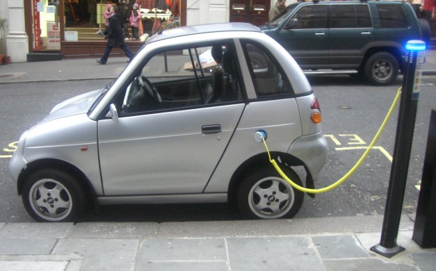 Small electric car charging