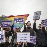 French pro-LGBT activists