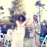 A gorgeous couple getting hitched in the DC-area