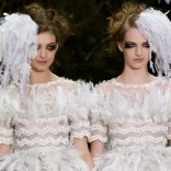 Karl Lagerfeld's 2 brides
